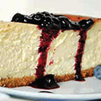 New York style baked cheesecake