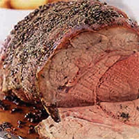 Roast leg of lamb